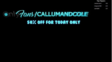 Callumandcole  30-10-2020 video stocking