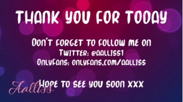 Aalliss 08-11-2020 Show 