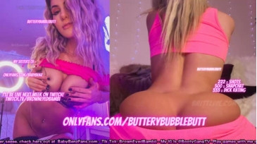 Butterybubblebutt  01-12-2020 bigclit Female