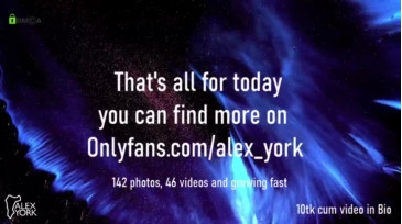 Alexyork  12-12-2020 video Naked