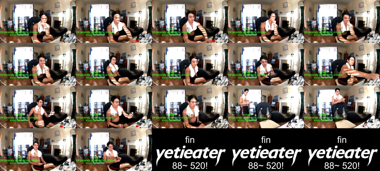 yetieater  17-12-2020 Recorded Video Naked