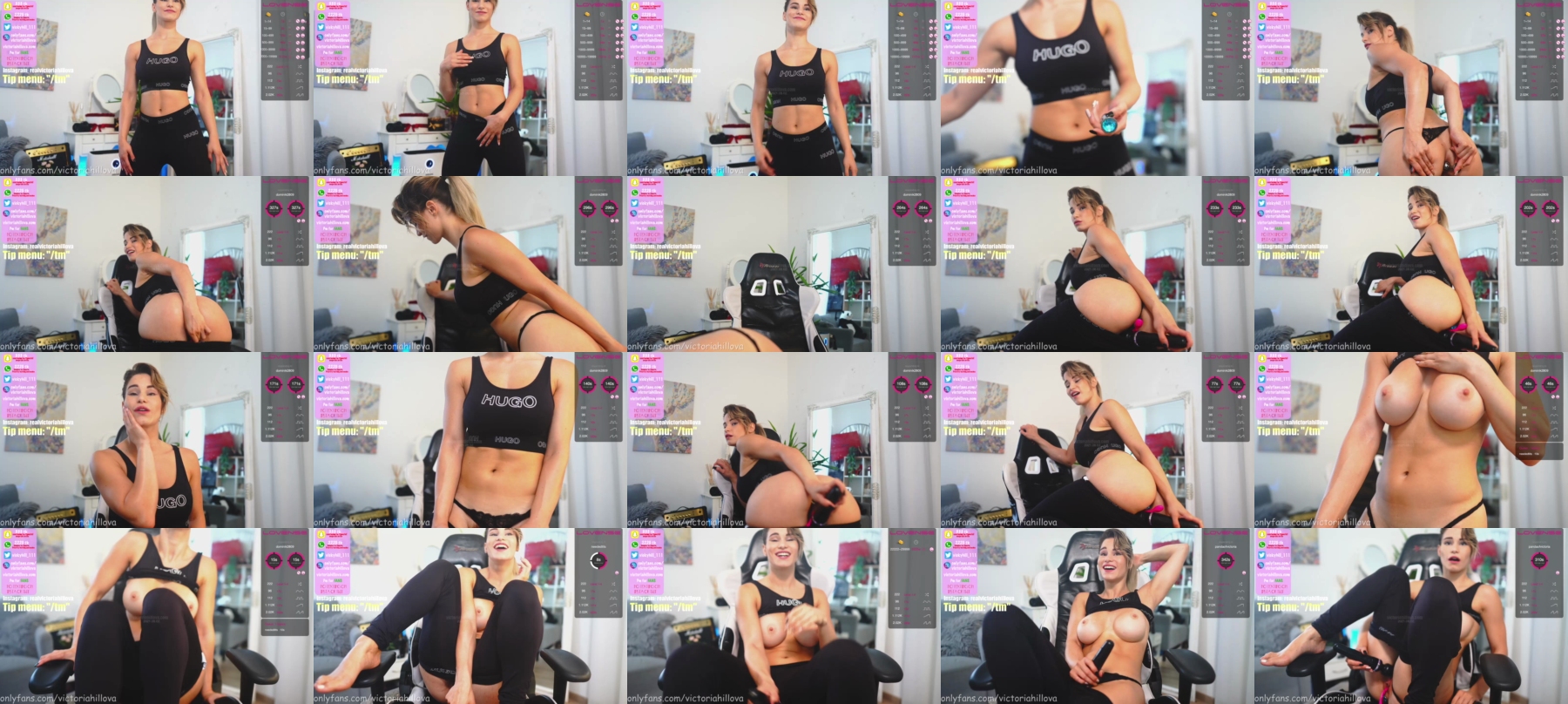 Victoriahillova 02-08-2021 Topless 