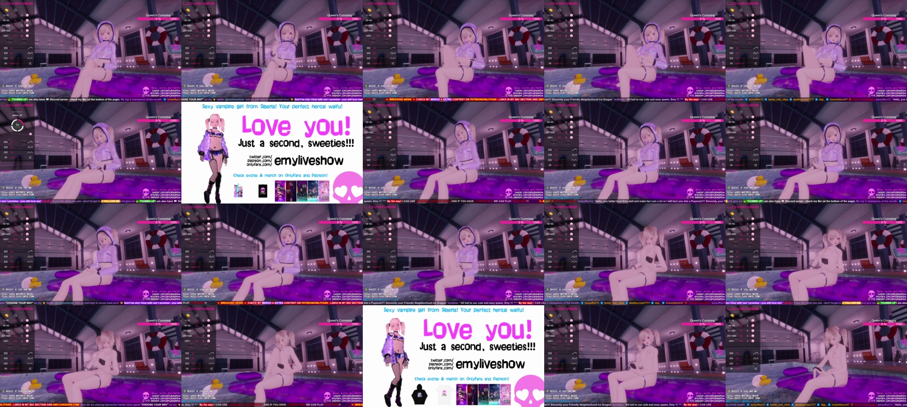 emyliveshow 05-10-2021 Wet 