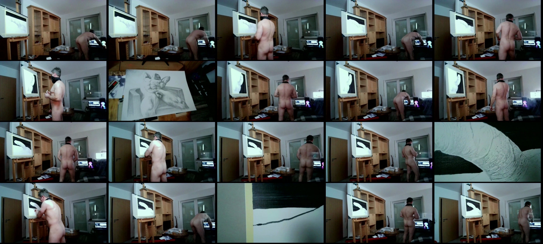 Garth_NakedArt  06-11-2021 Recorded Video XXX
