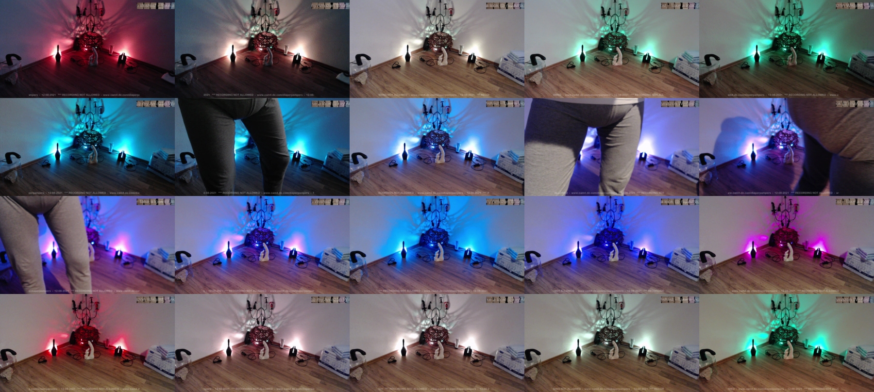 diaperpampers  08-12-2021 Recorded Video Nude