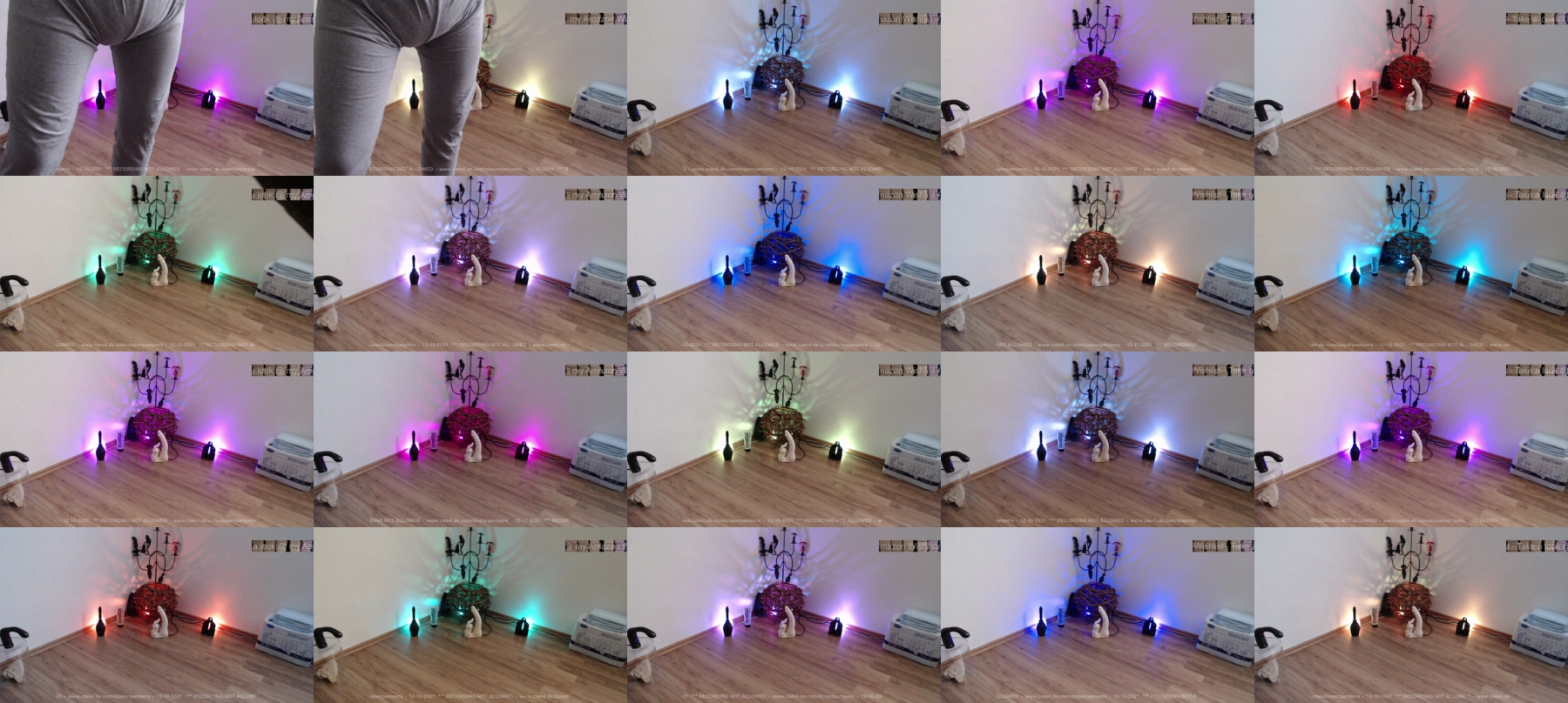 diaperpampers  10-12-2021 Recorded Video Topless