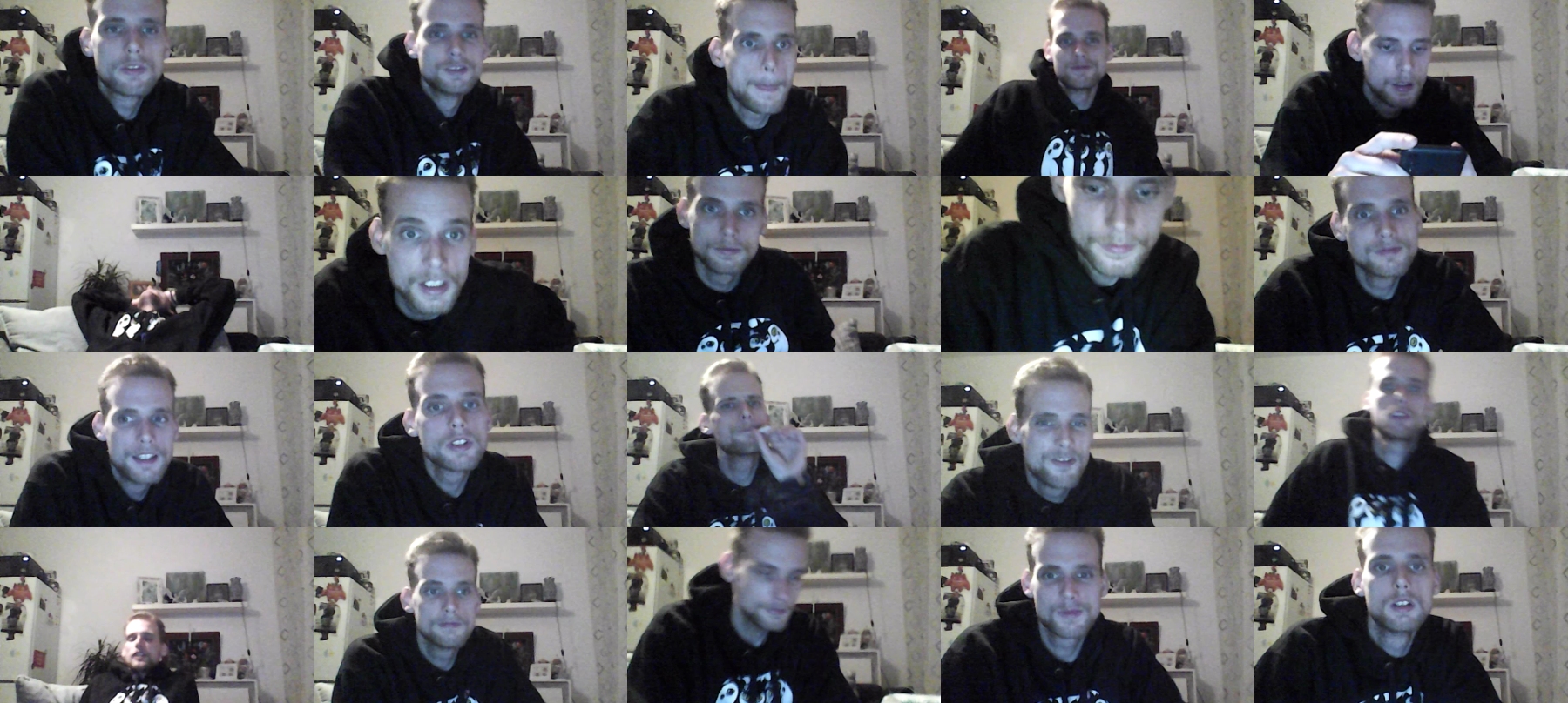FaggotDamien  11-12-2021 Recorded Video Topless