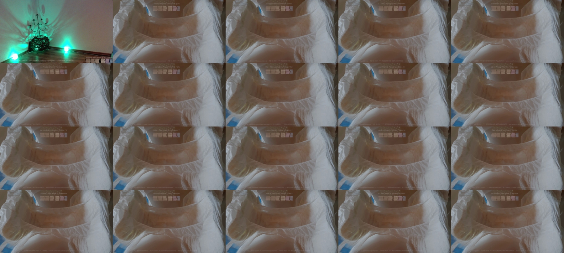 diaperpampers  12-12-2021 Recorded Video Topless
