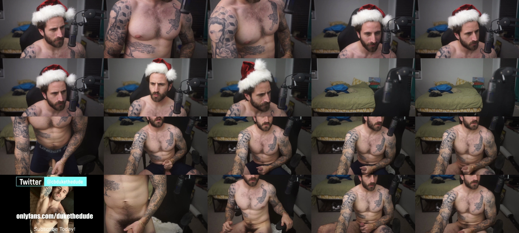 Dukethedude Topless CAM SHOW @ Chaturbate 18-12-2021