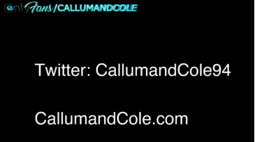 Callumandcole  21-01-2021 video analshow