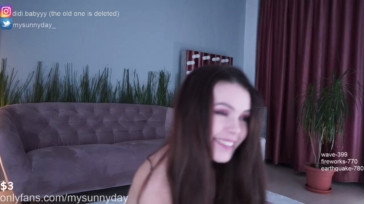 Mysunnyday  30-01-2021 bignips Female