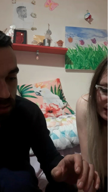 InnaNDavid  01-02-2021 Recorded Video Nude