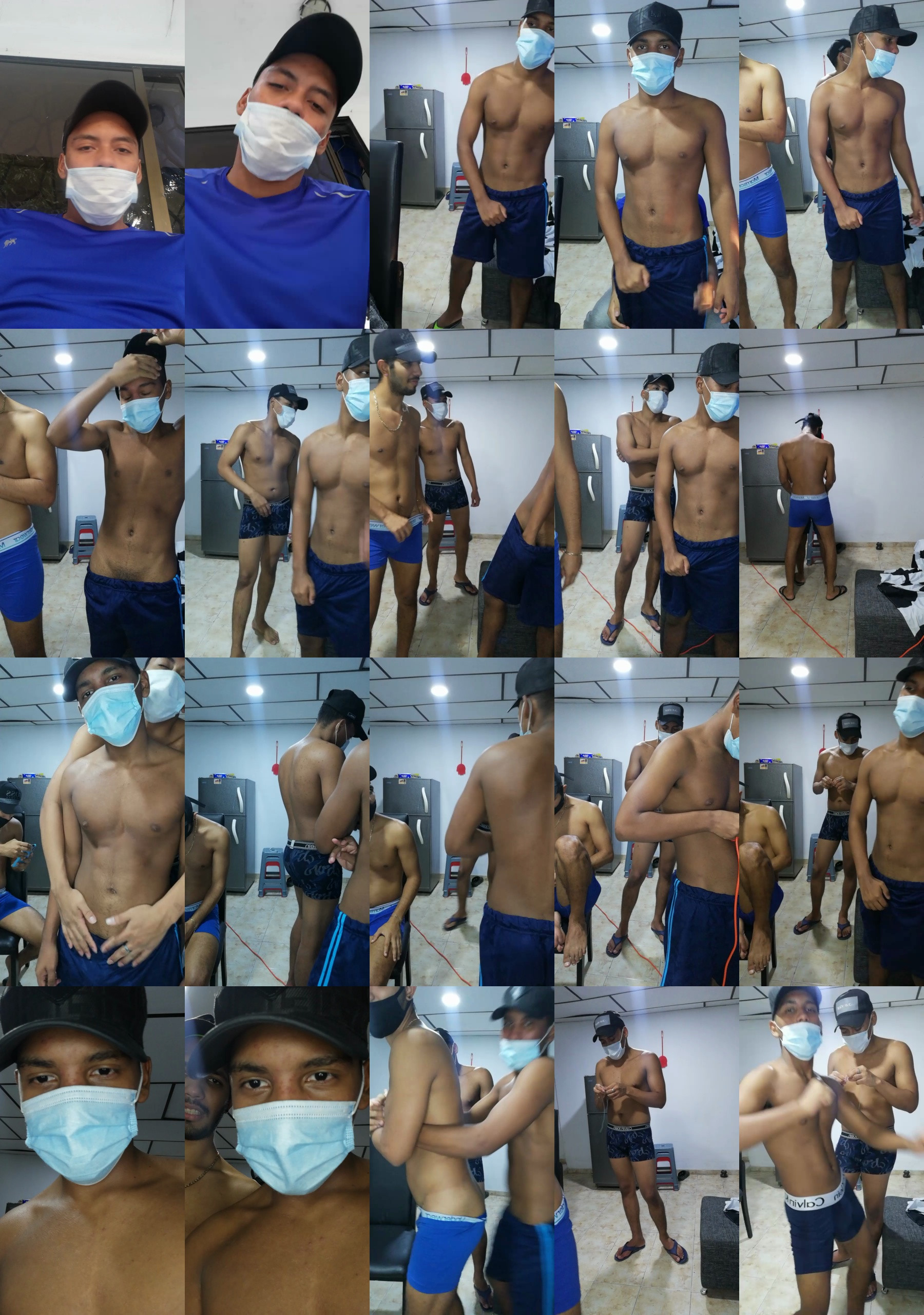 three_hot_guys  18-03-2021 Recorded Video Webcam