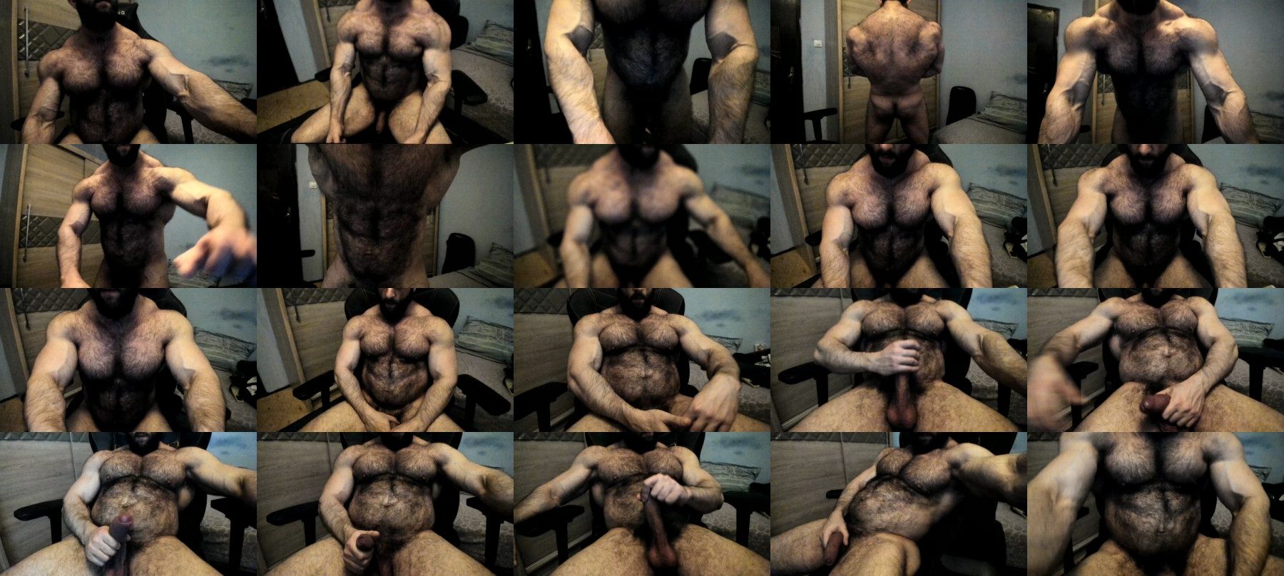 Heavenlymuscledbeast  02-04-2021 Male Topless
