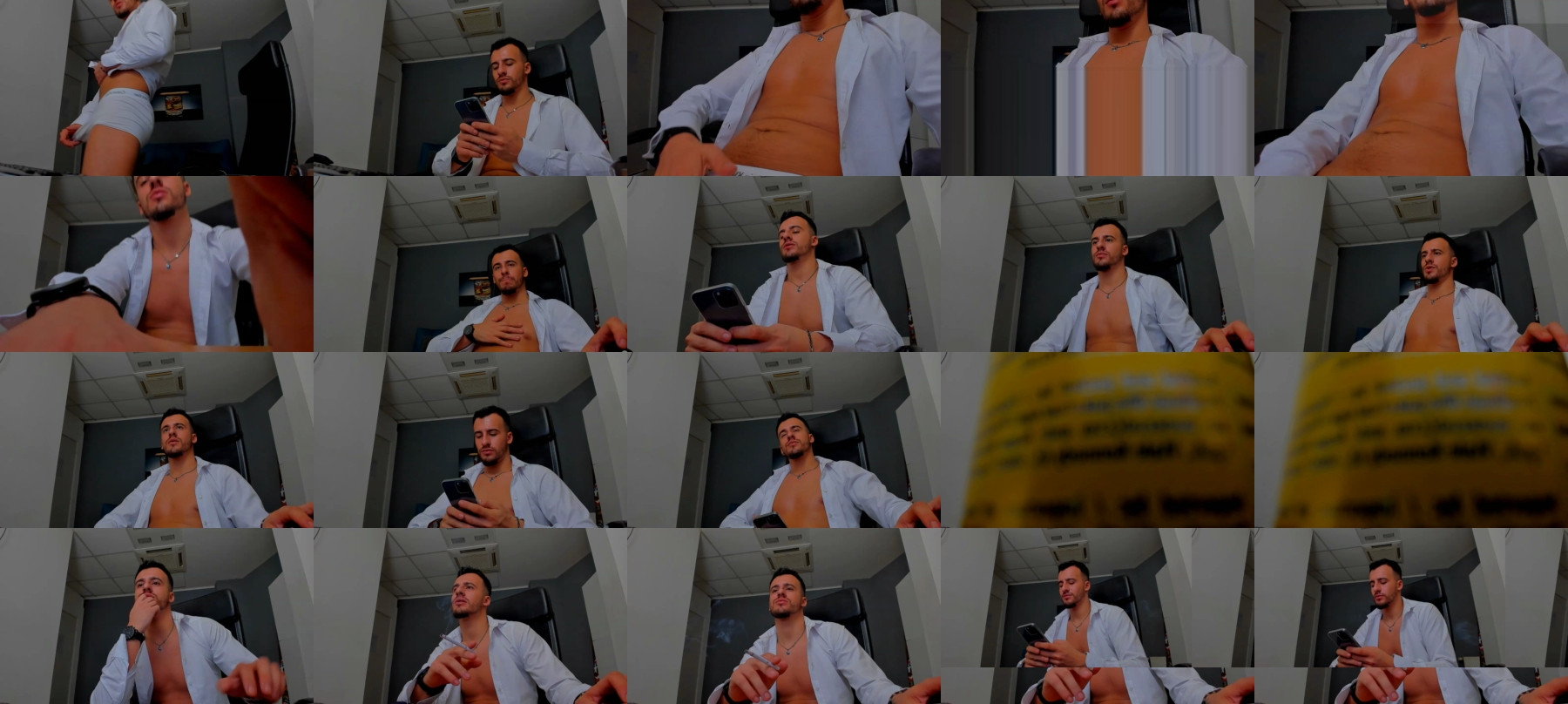 AdamHayes  10-04-2021 Recorded Video Topless