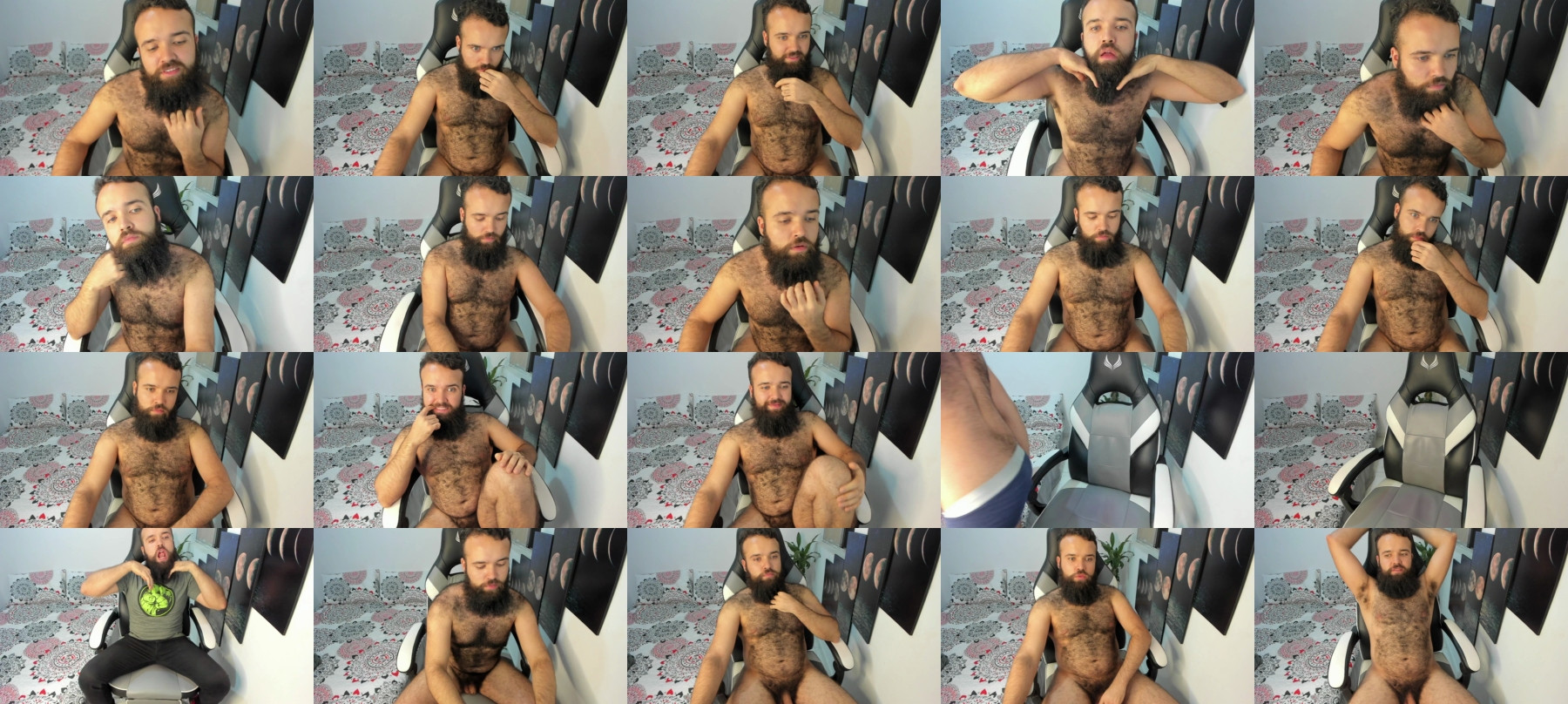 WEREWOLFM  16-04-2021 Recorded Video Naked