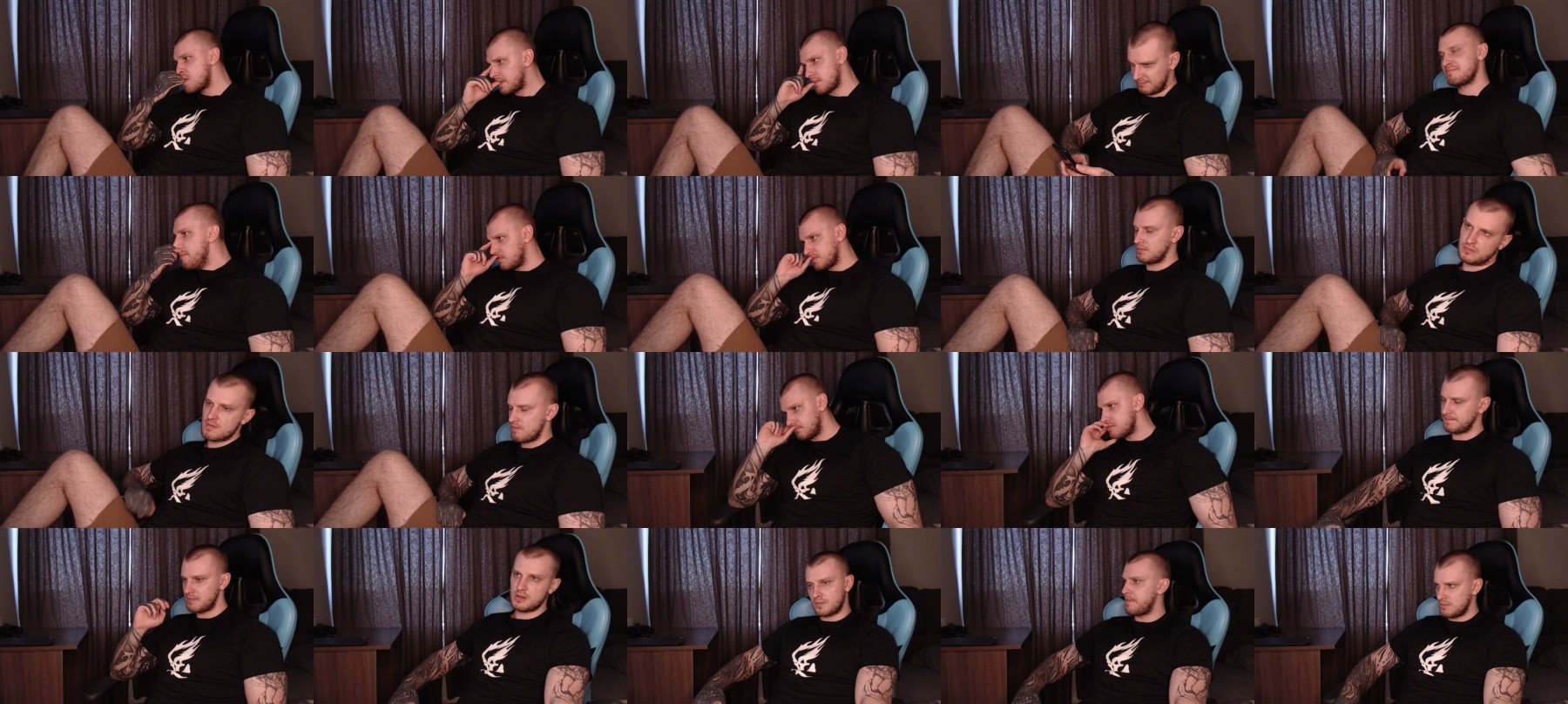 TonyPeperon1  19-04-2021 Recorded Video Topless
