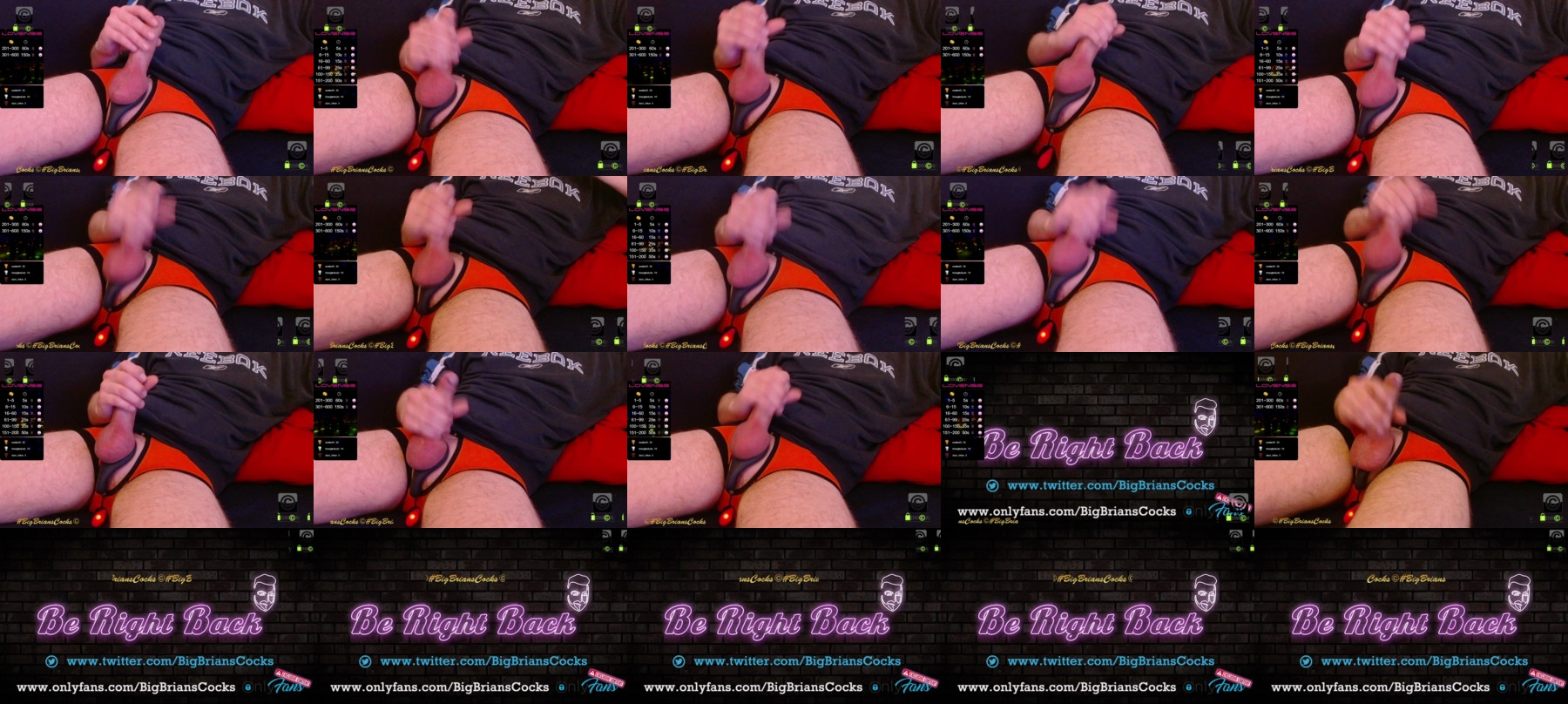 BigBriansCocks  07-05-2021 Recorded Video XXX