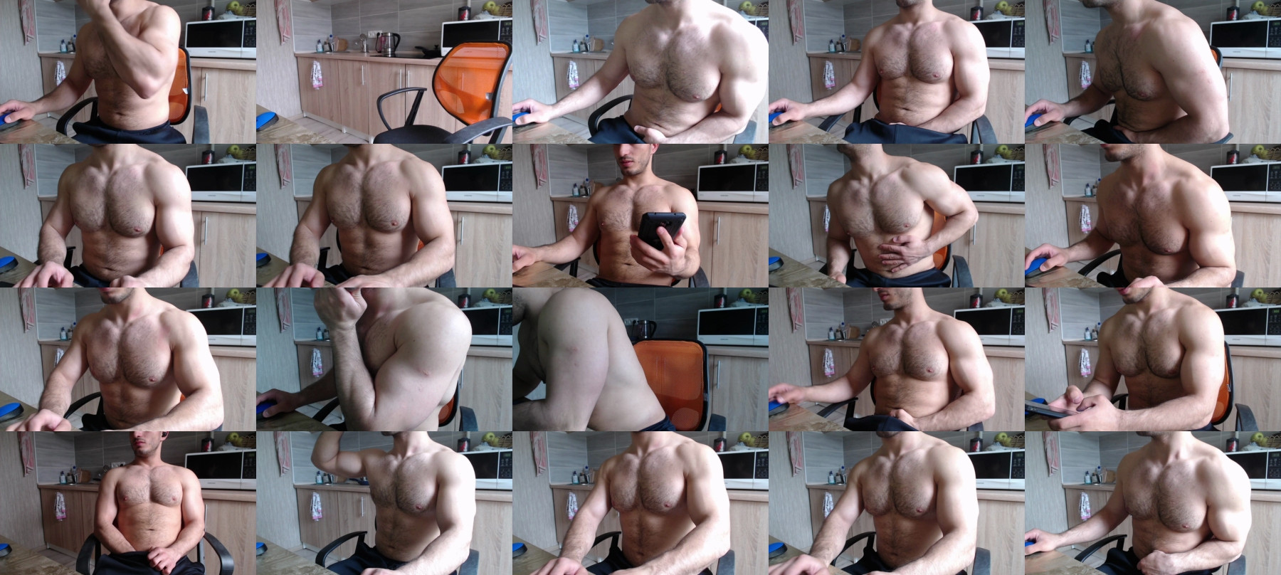 AdamTasty  12-05-2021 Recorded Video Topless