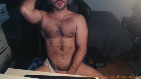 cutehairymacho  15-01-2022 video jerkoff