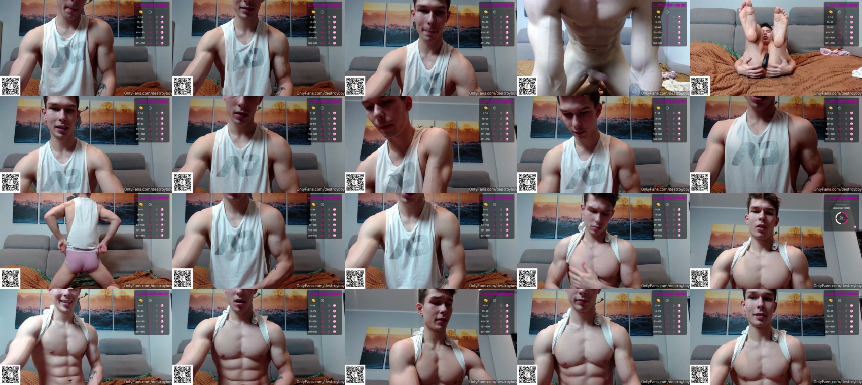 destroy_boy  24-01-2022 video Naked