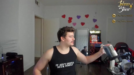 thejohnnystone  24-02-2022 video Topless