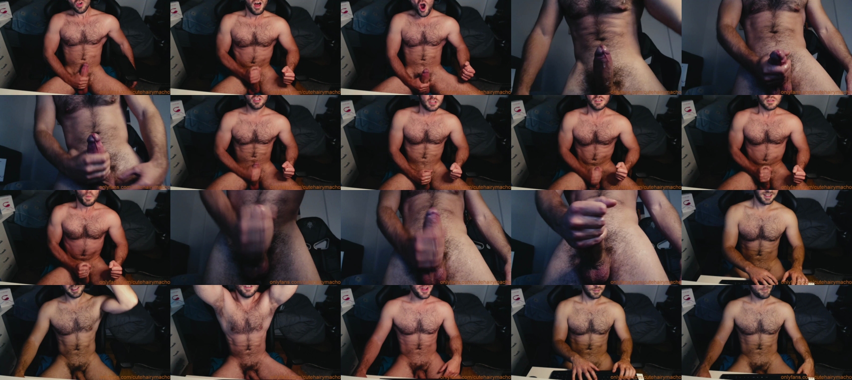cutehairymacho  26-02-2022 video Topless