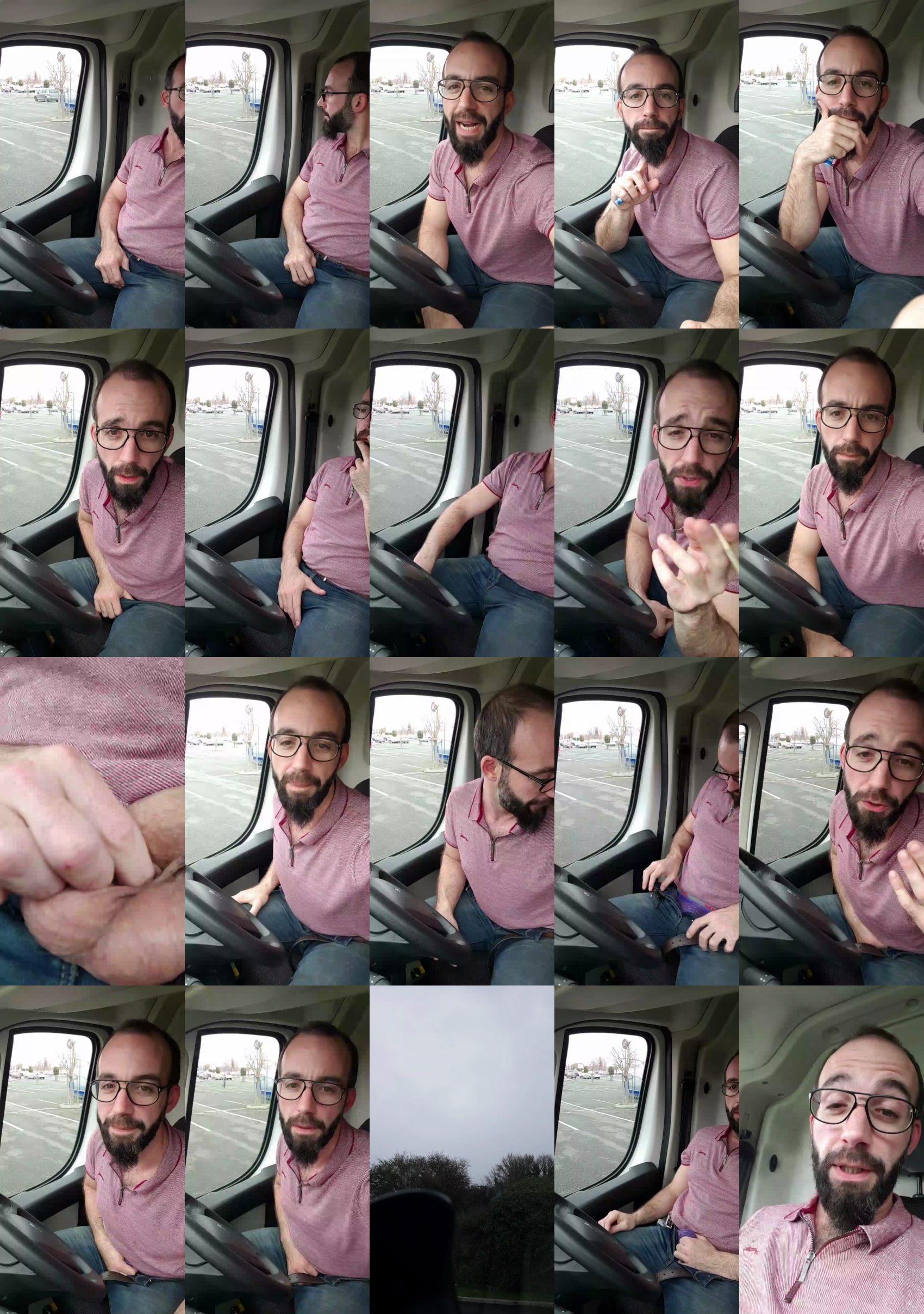 frenchtrucker01  02-03-2022 Recorded Video kissing