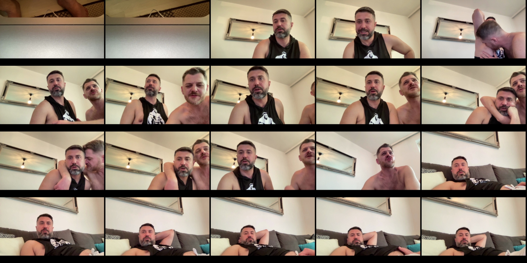 beard_duo  14-03-2022 video Topless