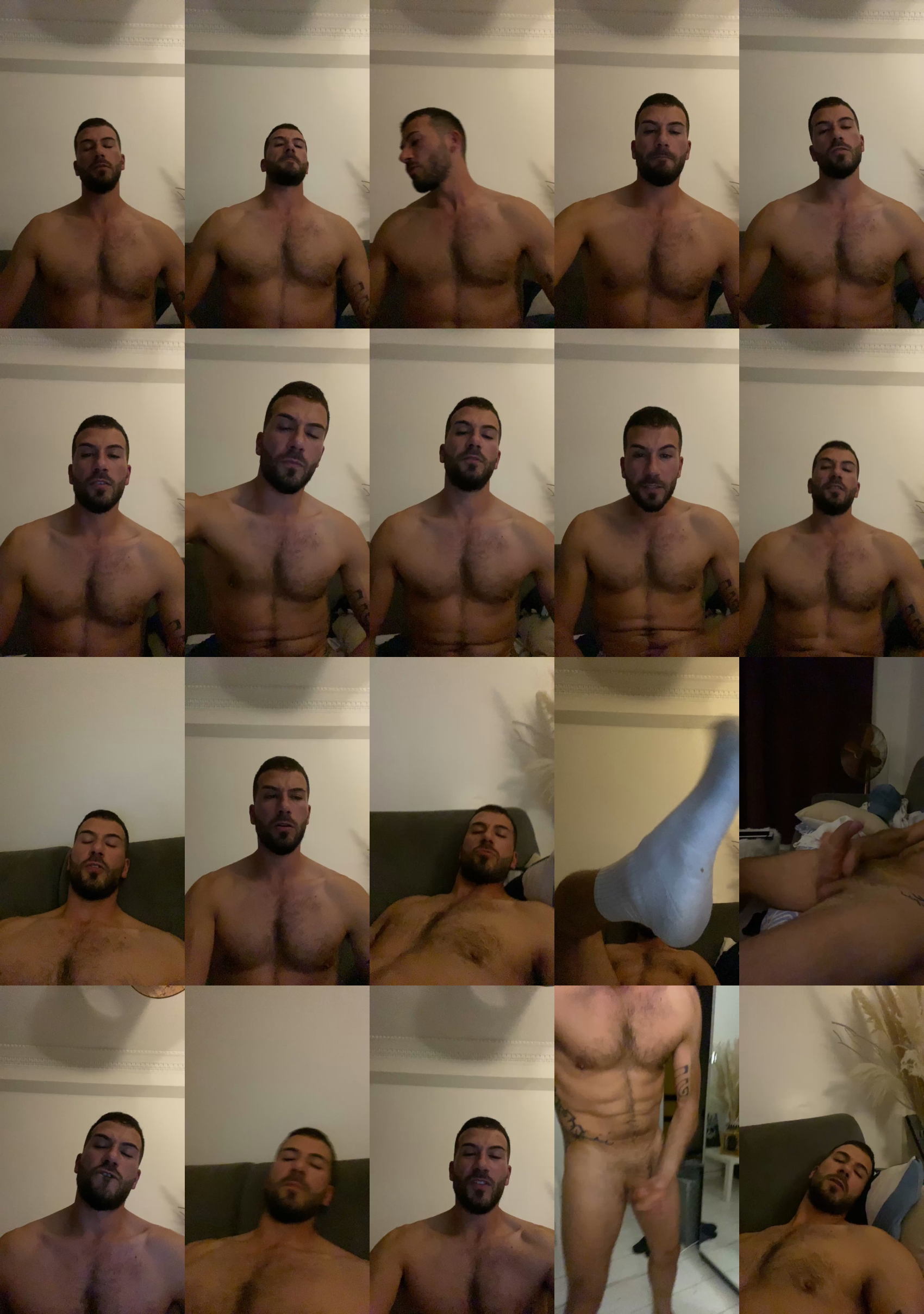 SicilienBG  08-04-2022 Recorded Video jerkoff