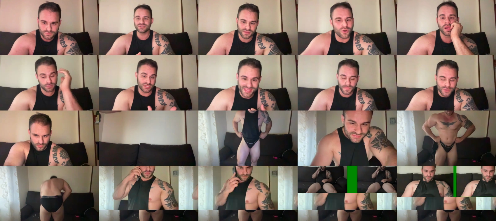 MuscleBodyBoy  06-06-2022 Recorded Video spanking