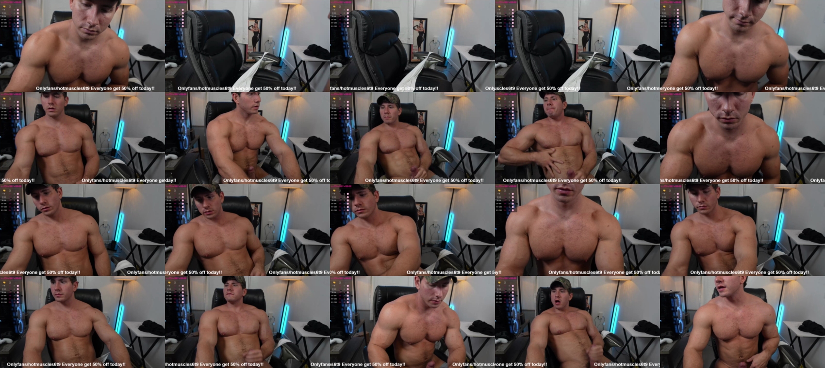 hotmuscles6t9  08-06-2022 Males Cam