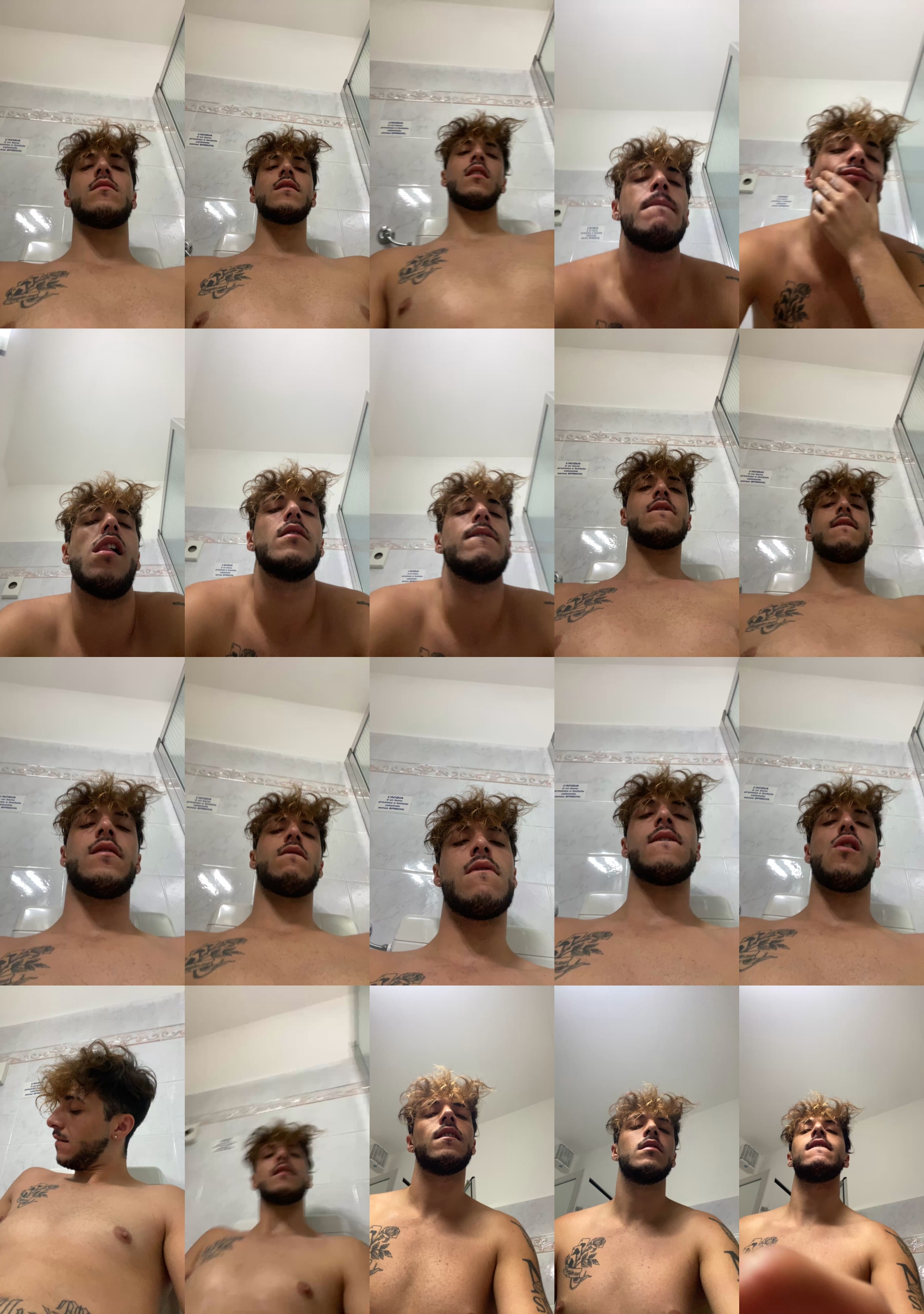 Mattia2029  12-08-2022 Recorded Video Topless