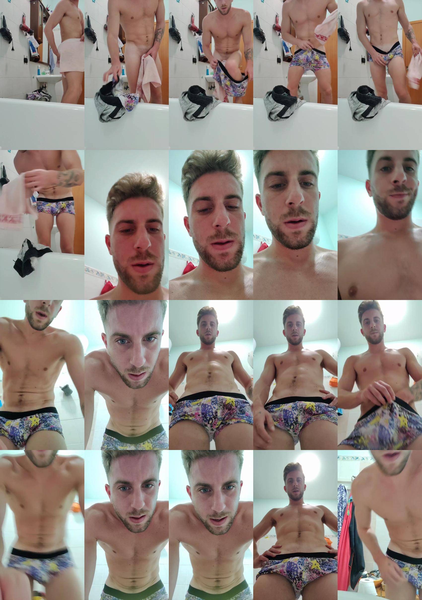 DavidBlond22cm  11-09-2022 Recorded Video jerkoff