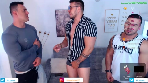 fitderek_muscleandrew  24-09-2022 video Topless