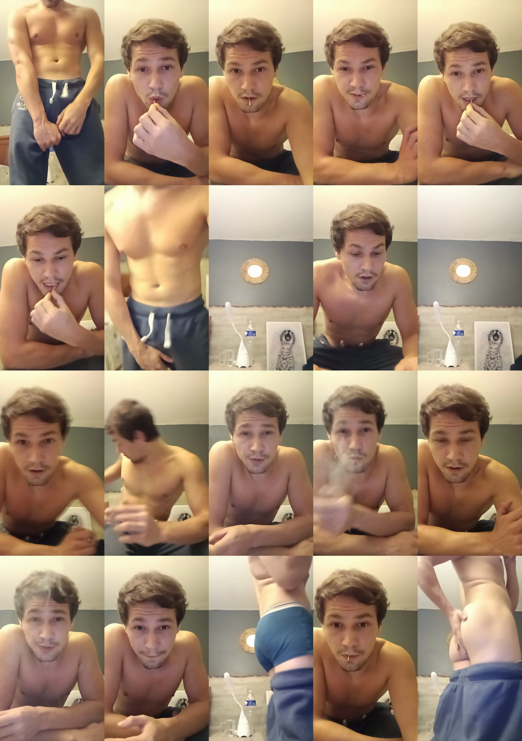 AttractiveMan  26-09-2022 Recorded Video Topless