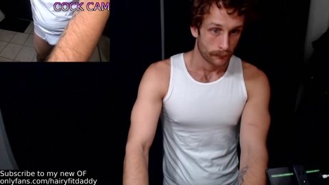 hairyfitdaddy420  05-10-2022 video Topless