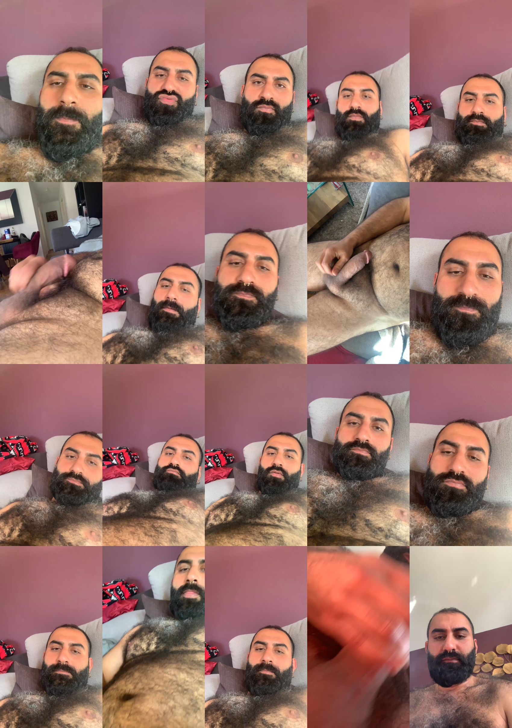HairyMidEastern  26-10-2022 Recorded Video Naked