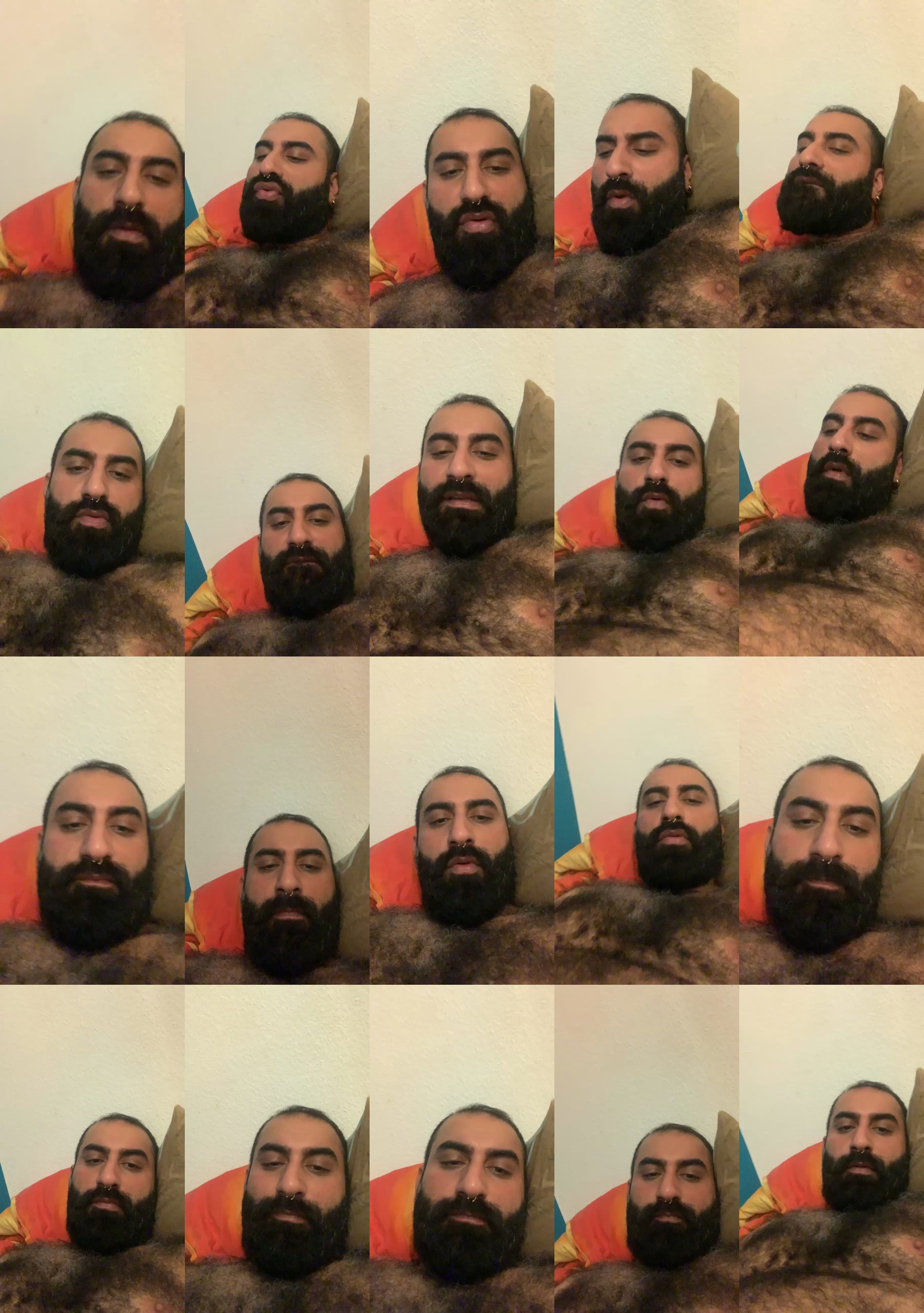 HairyMidEastern  28-10-2022 Recorded Video analtoy