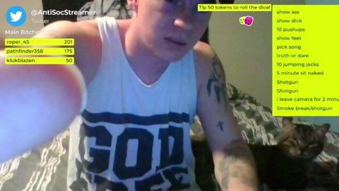 antisocialstreamer  31-12-2022 video fuckface