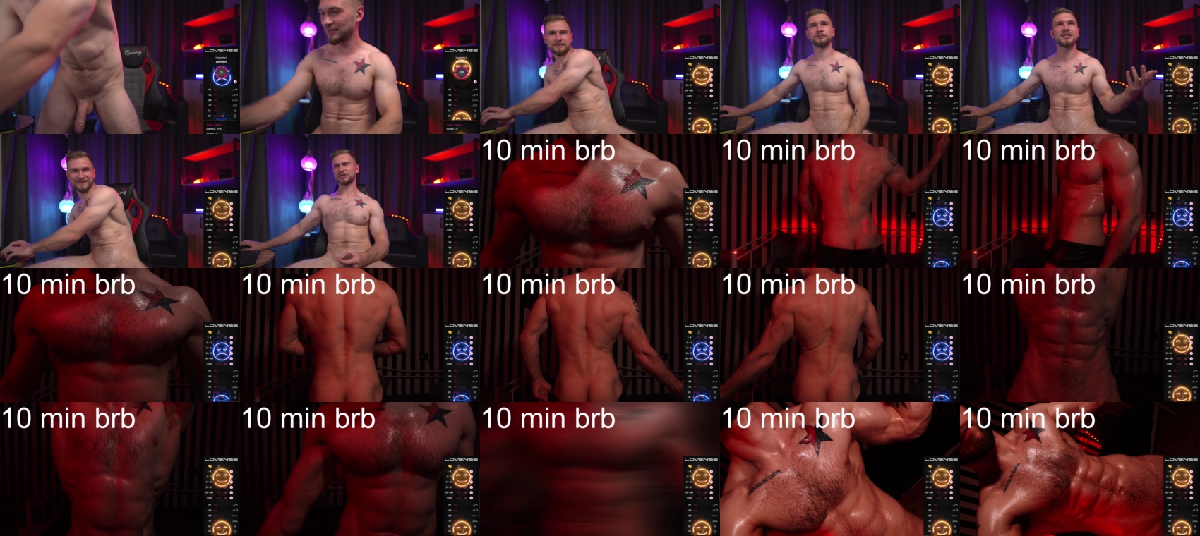 LeoRednBlack  08-01-2023 Recorded Video jerkoff