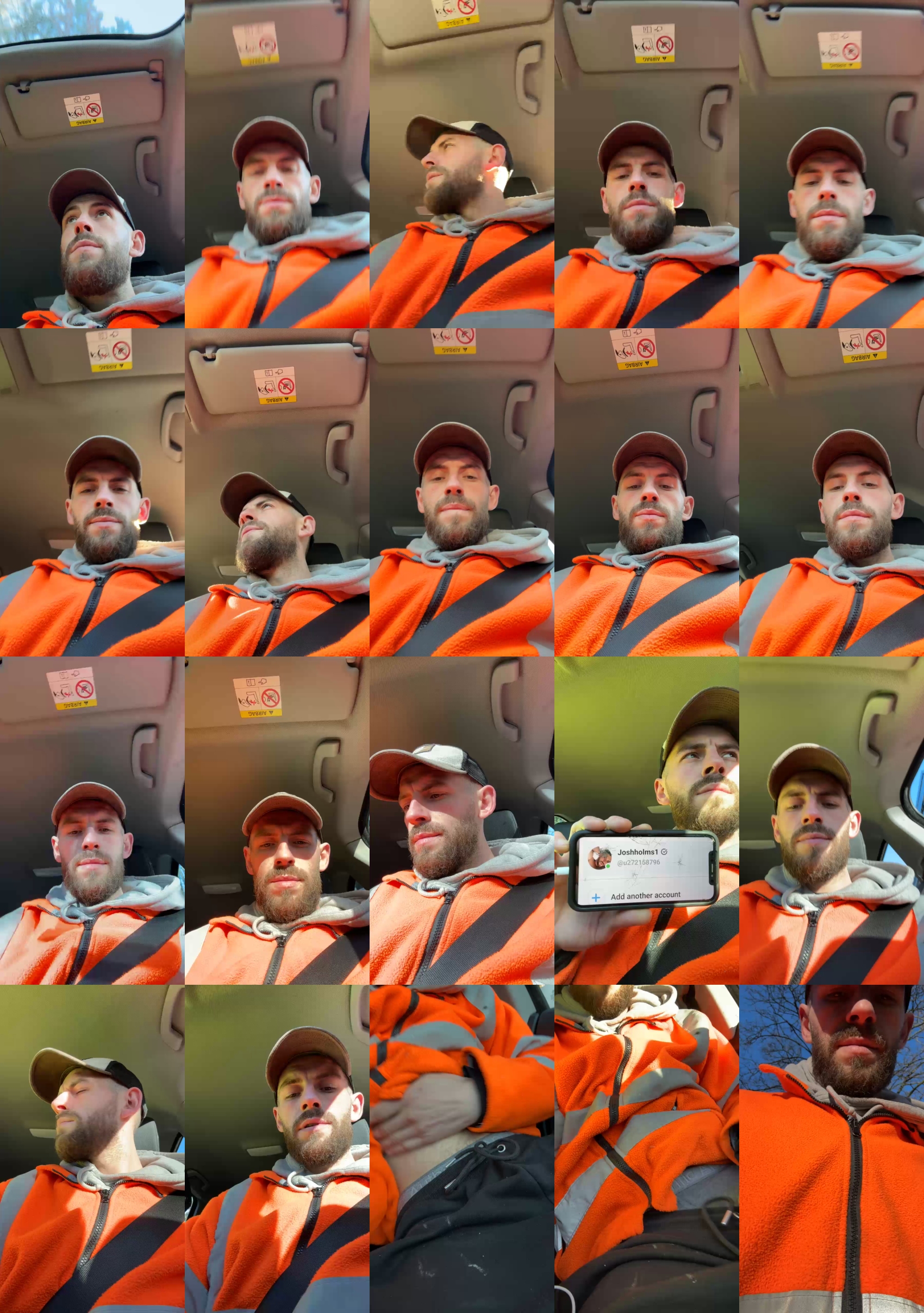 Joshholms  17-01-2023 Recorded Video naked