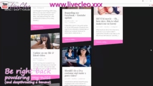 livecleo 04-04-2019 XXX  Recorded Cam