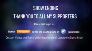 lunateeen  30-10-2019 Recorded Video