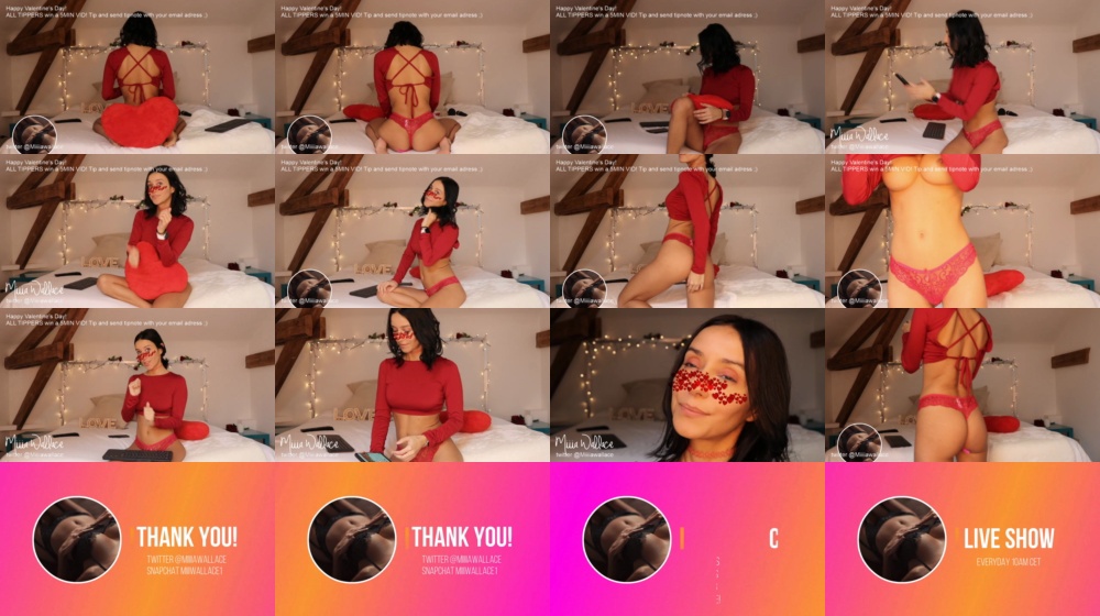 Miiiawallace 14-02-2020 Naked  Recorded Download