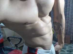 musclathot 04-03-2020  Recorded Video Topless