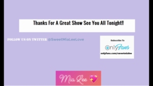 Sweetmialeelove  03-03-2020 Recorded Show