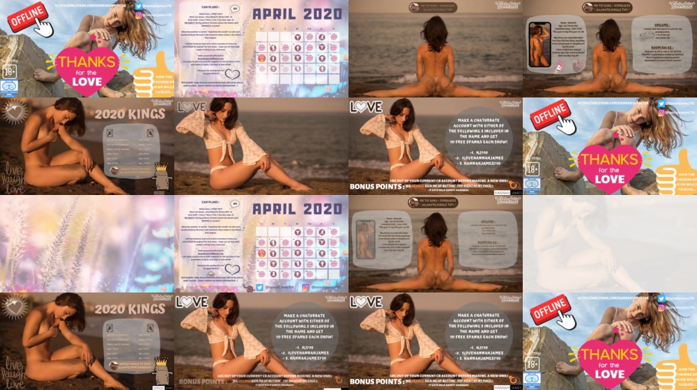 Hannahjames710  24-04-2020 Recorded Naked