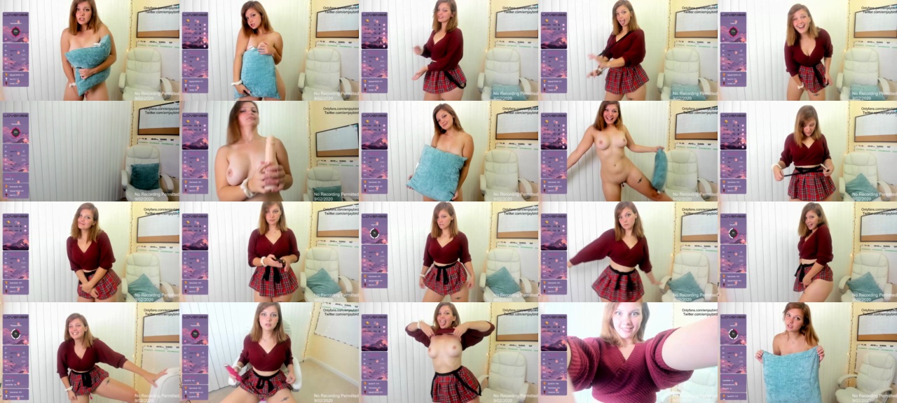 Emilyjoneschat 03-09-2020 Show  Recorded Topless