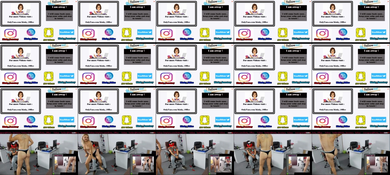 Kinky__office 29-09-2020 Topless  Recorded Video